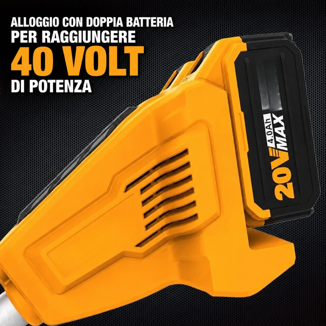GreenBlade 4-in-1 | Decespugliatore Elettrico a Batteria