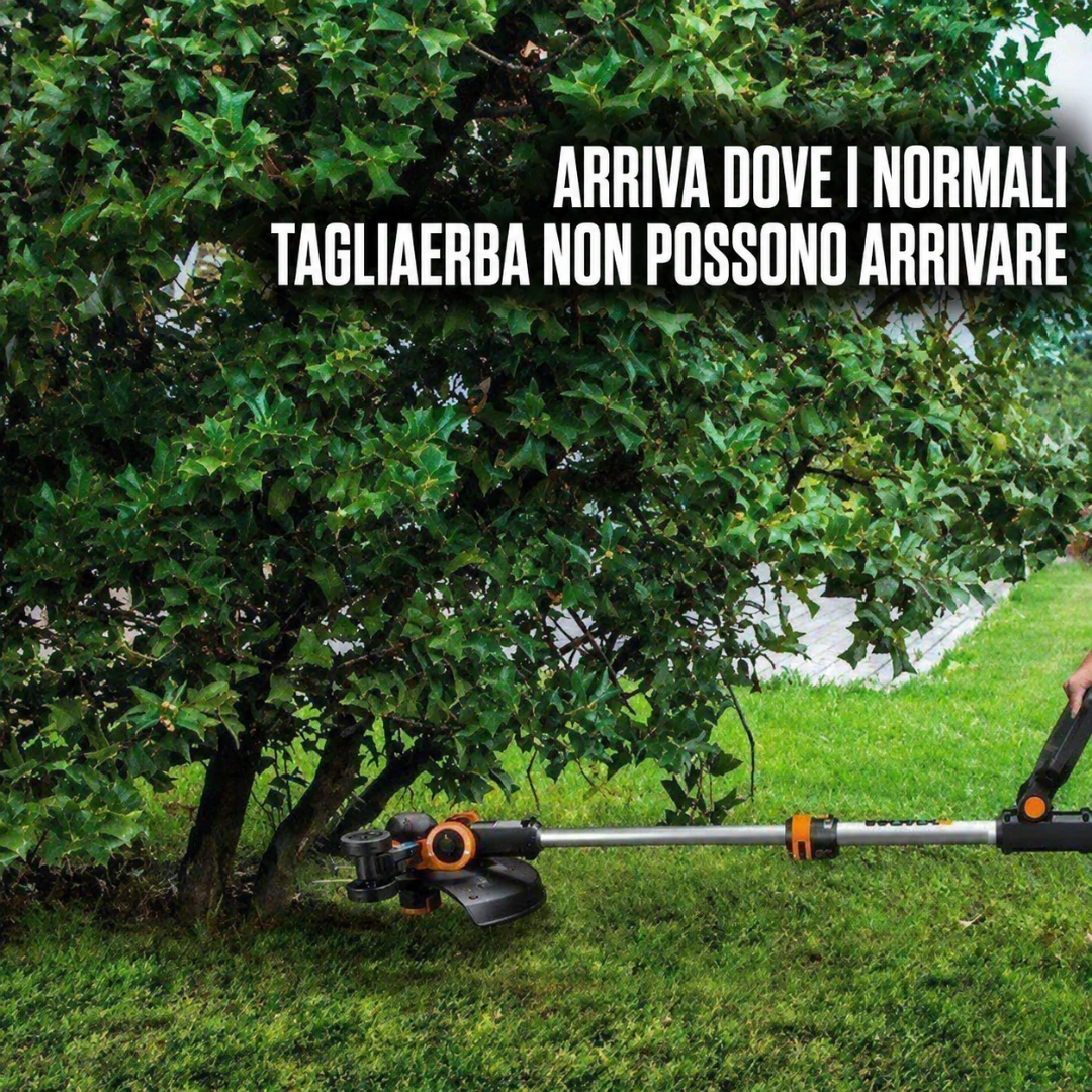 GreenBlade 4-in-1 | Decespugliatore Elettrico a Batteria