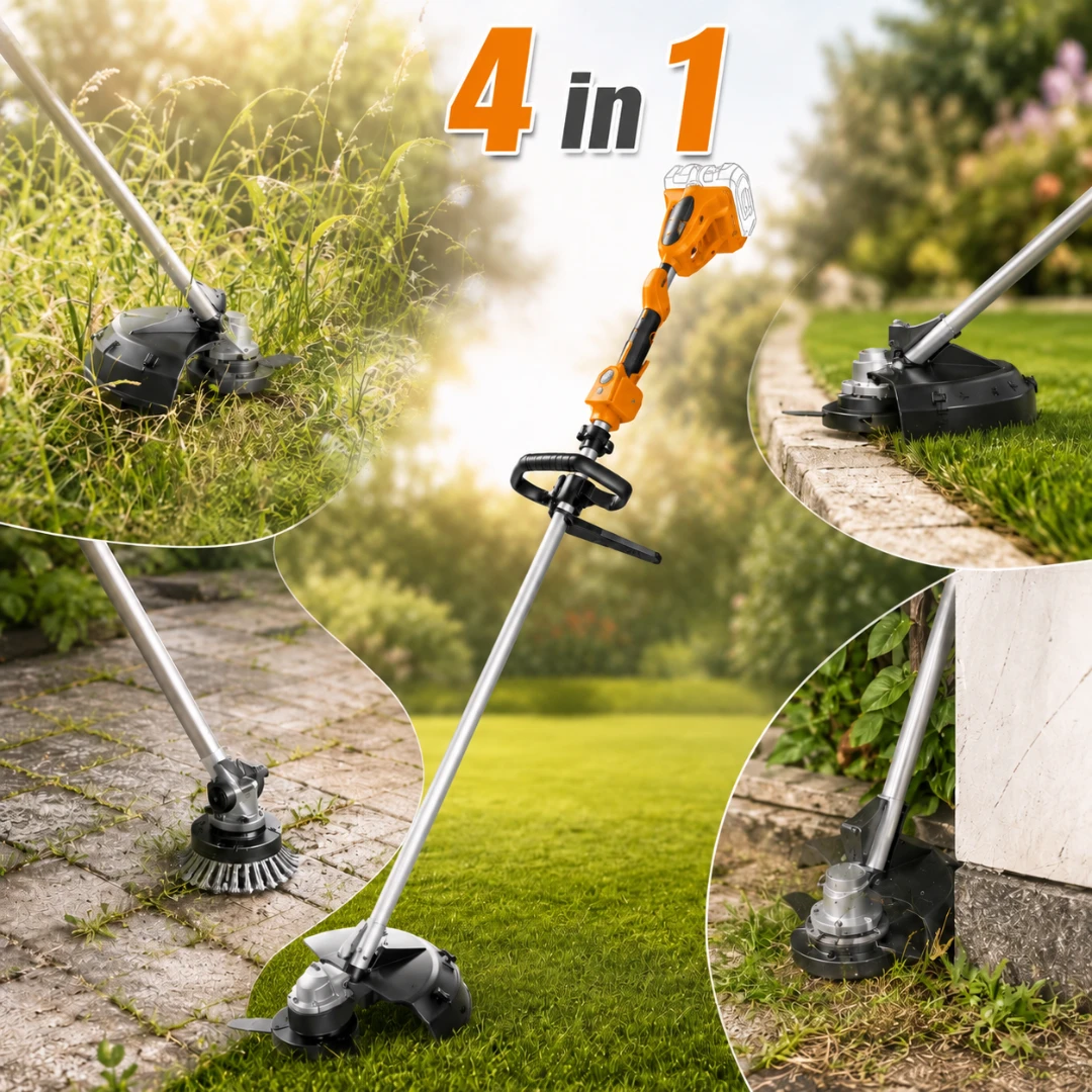 GreenBlade 4-in-1 | Decespugliatore Elettrico a Batteria
