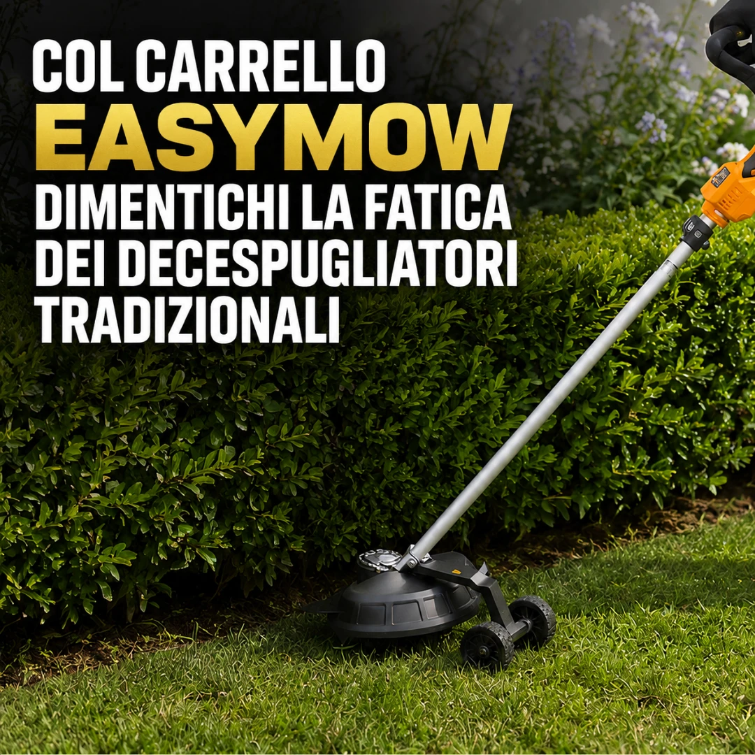 GreenBlade 4-in-1 | Decespugliatore Elettrico a Batteria