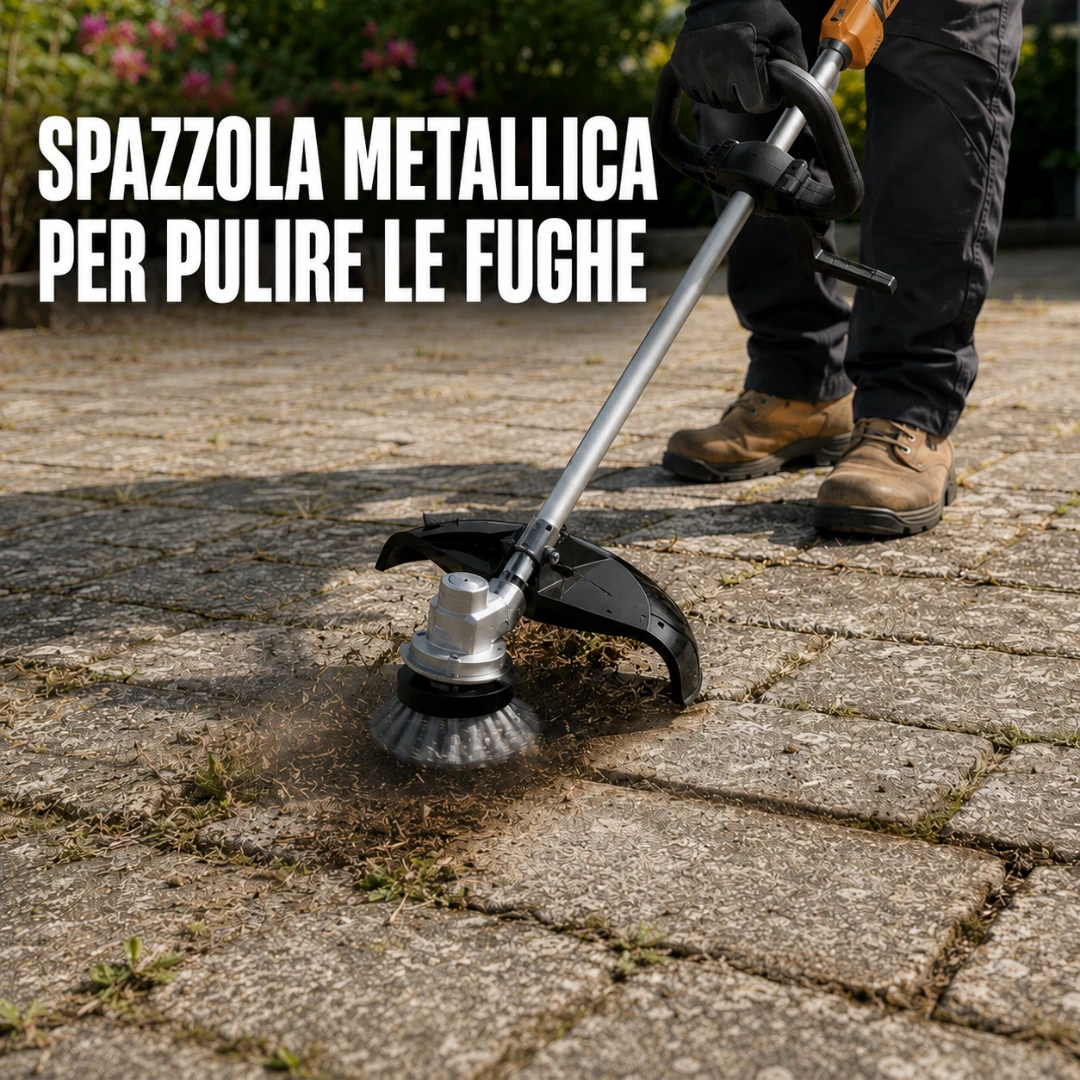 GreenBlade 4-in-1 | Decespugliatore Elettrico a Batteria