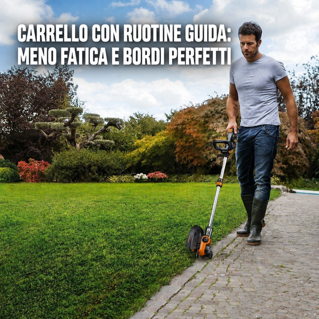 GreenBlade 4-in-1 | Decespugliatore Elettrico a Batteria